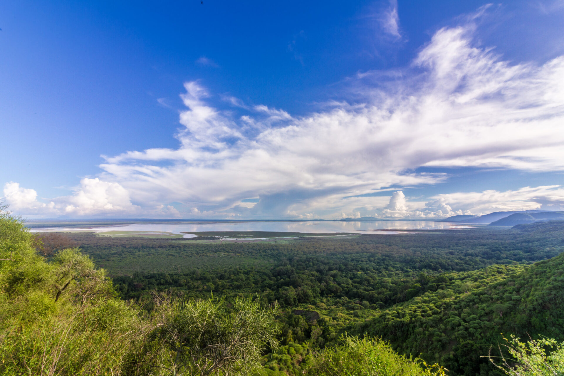 Blick auf den Nationalpark Lake Manyara, Tansania © Klaus Heidemann